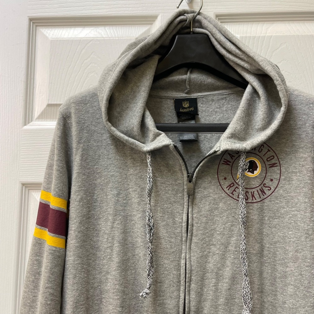 Vintage NFL Junior's Collection Women's XL Washington Red Skin Zip Hooded Jacket